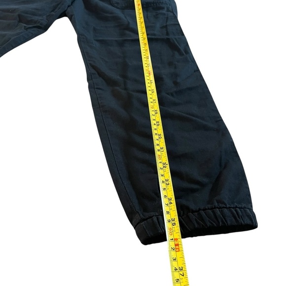GAP black cotton jogger pants | size small | pull-on drawstring waist | cotton - Picture 5 of 11